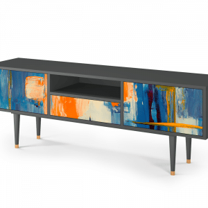 Sideboard - STORYZ - T6 Abstract Expressionism - Antracite