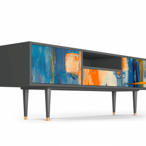 Sideboard - STORYZ - T6 Abstract Expressionism - Antracite