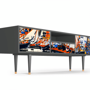 Sideboard - STORYZ - T6 Le Séchage des voiles  - Antracite