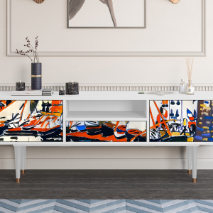 Sideboard - STORYZ - T6 Le Séchage des voiles  - White