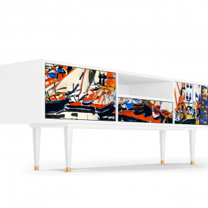 Sideboard - STORYZ - T6 Le Séchage des voiles  - White