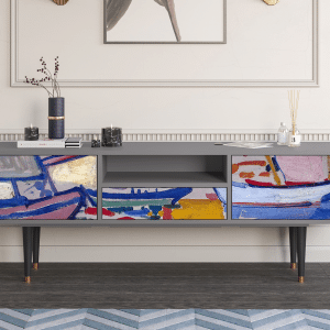 Sideboard - STORYZ - T6 The Port of Collioure
 - Grey