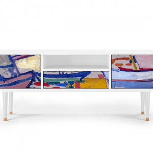 Sideboard - STORYZ - T6 The Port of Collioure
 - White