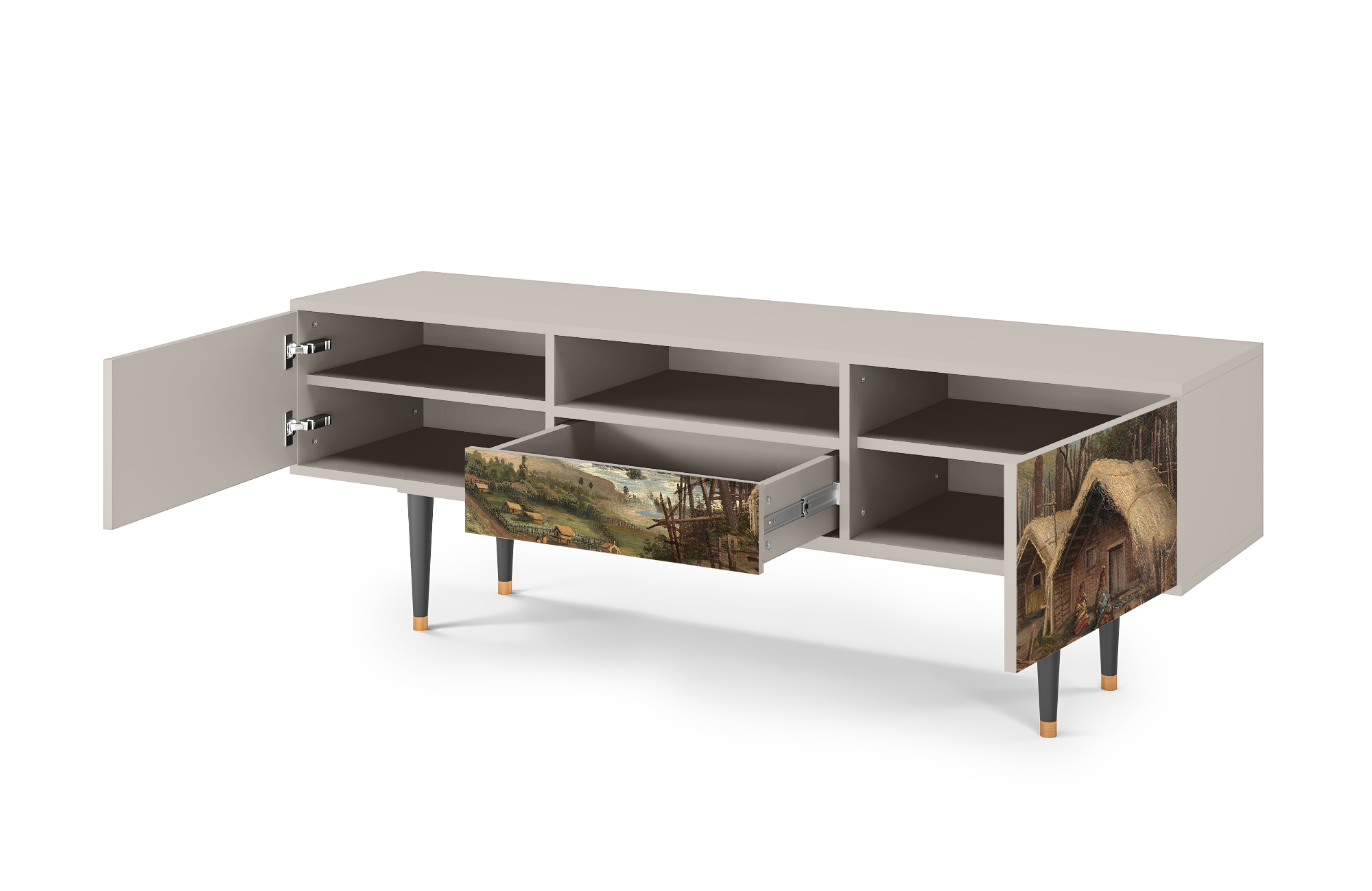 Sideboard – STORYZ – T6 View Across the Plains – Sand Sideboard - STORYZ - T6 View Across the Plains - Sand