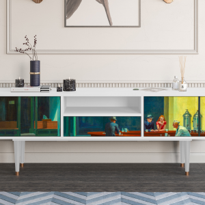 Sideboard - STORYZ - T6 Nighthawks by Hopper - White