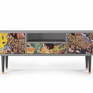 Sideboard - STORYZ - T6 Lady with Fan by Klimt - Grey