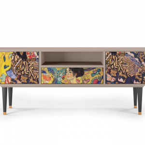 Sideboard - STORYZ - T6 Lady with Fan by Klimt - Latte