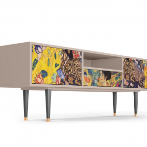 Sideboard - STORYZ - T6 Lady with Fan by Klimt - Latte