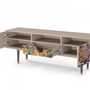 Sideboard - STORYZ - T6 Lady with Fan by Klimt - Latte