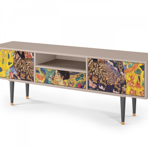 Sideboard - STORYZ - T6 Lady with Fan by Klimt - Sand