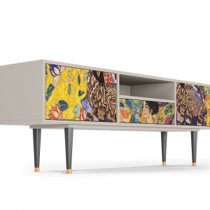 Sideboard - STORYZ - T6 Lady with Fan by Klimt - Sand
