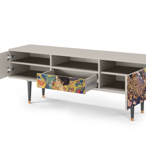 Sideboard - STORYZ - T6 Lady with Fan by Klimt - Sand
