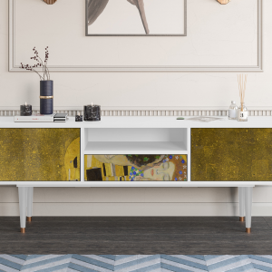 Sideboard - STORYZ - T6 The Kiss by Klimt  - White