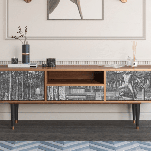 Sideboard - STORYZ - T6 View of the Piazza - Walnut