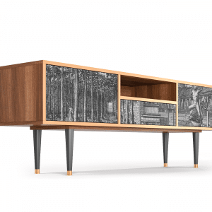 Sideboard - STORYZ - T6 View of the Piazza - Walnut
