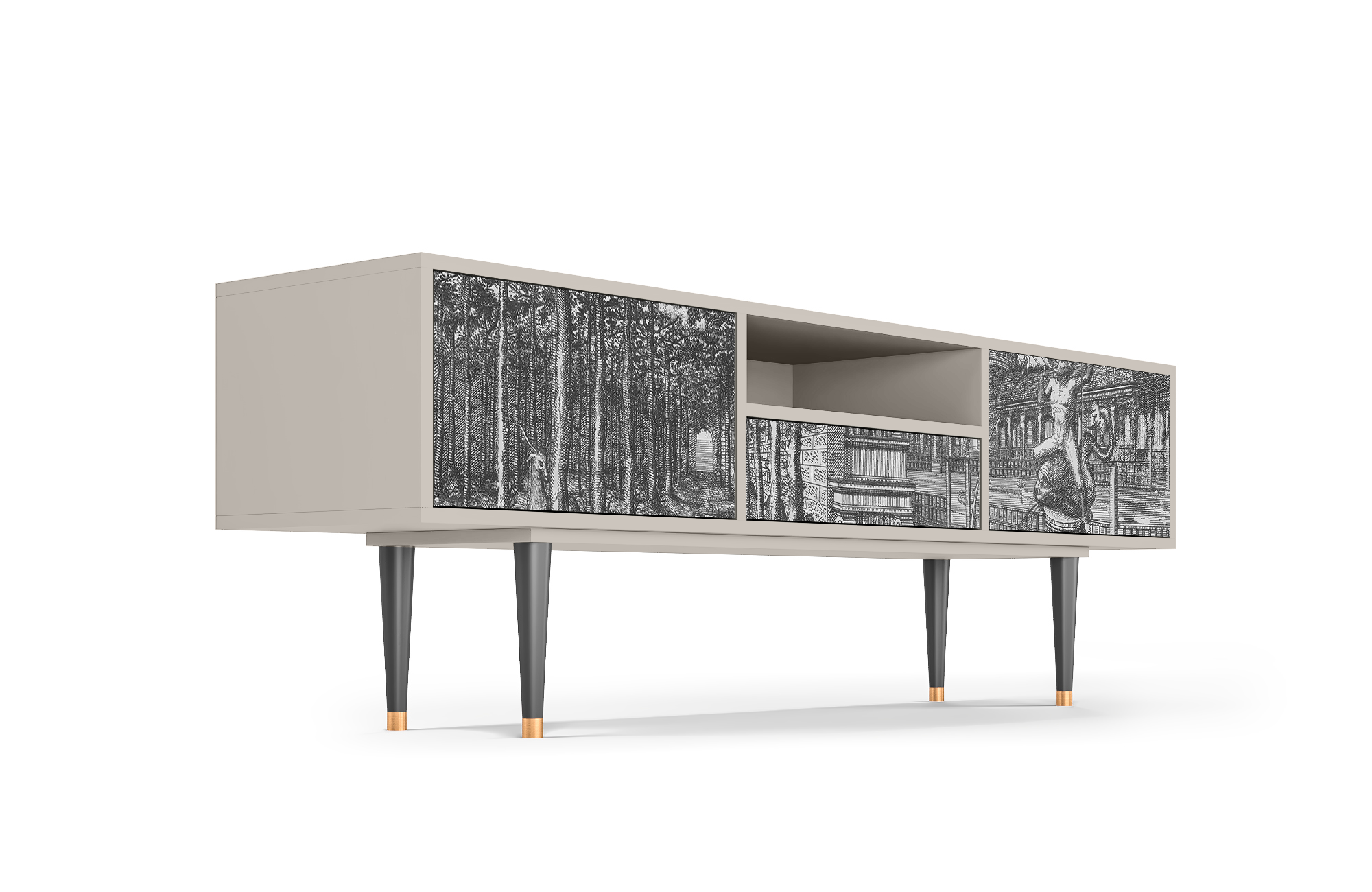 Sideboard – STORYZ – T6 View of the Piazza – Sand Sideboard - STORYZ - T6 View of the Piazza - Sand