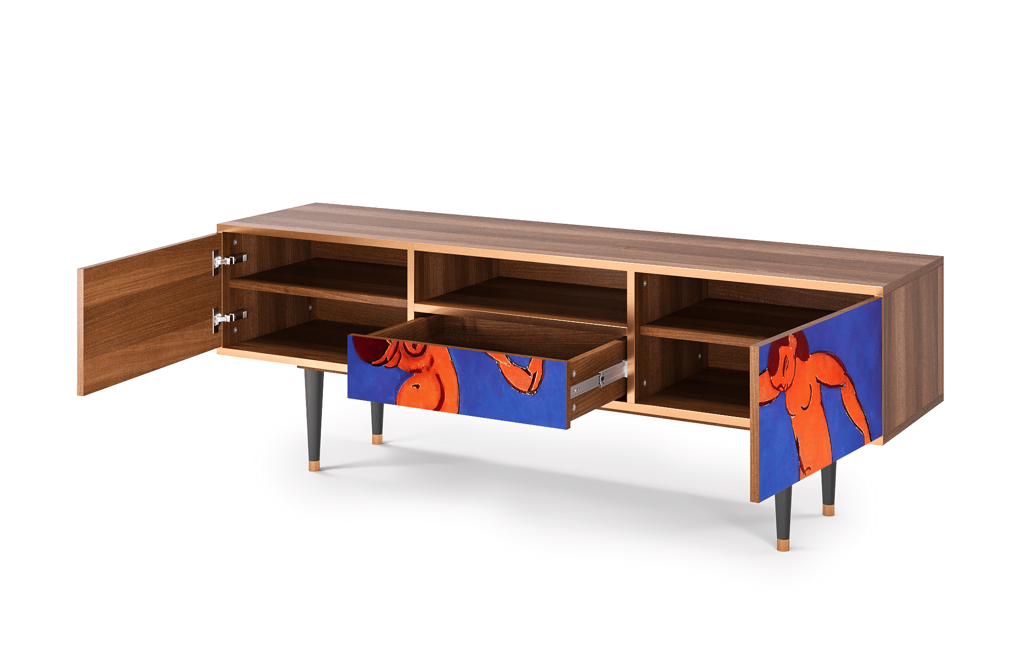 Sideboard – STORYZ – T6 The Dance by Matisse – Walnut Sideboard - STORYZ - T6 The Dance by Matisse - Walnut