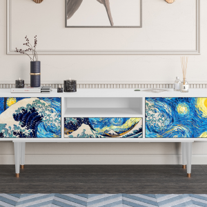 Sideboard - STORYZ - T6 Great Wave - White