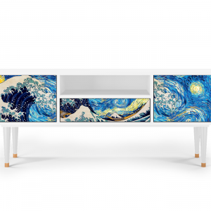 Sideboard - STORYZ - T6 Great Wave - White