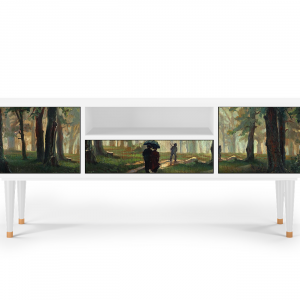 Sideboard - STORYZ - T6  Rain in the Oak Forest - White