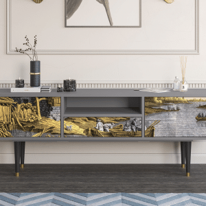 Sideboard - STORYZ - T6 Mill along a River - Grey