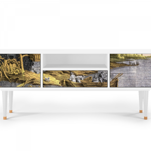 Sideboard - STORYZ - T6 Mill along a River - White