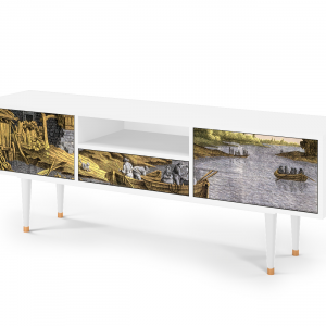 Sideboard - STORYZ - T6 Mill along a River - White