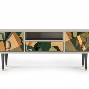 Sideboard - STORYZ - T6 Glass and Checkerboard - Sand