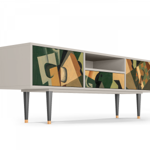 Sideboard - STORYZ - T6 Glass and Checkerboard - Sand