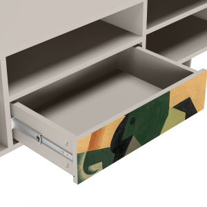 Sideboard - STORYZ - T6 Glass and Checkerboard - Sand