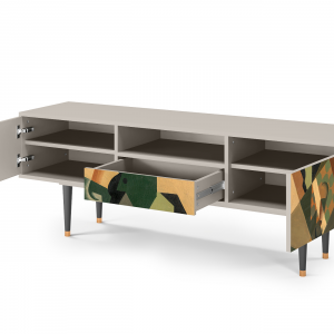 Sideboard - STORYZ - T6 Glass and Checkerboard - Sand