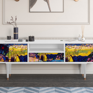 Sideboard - STORYZ - T6 Winter Landscape - White
