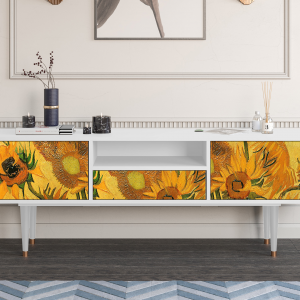 Sideboard - STORYZ - T6 Sunflowers - White