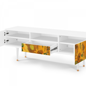 Sideboard - STORYZ - T6 Sunflowers - White