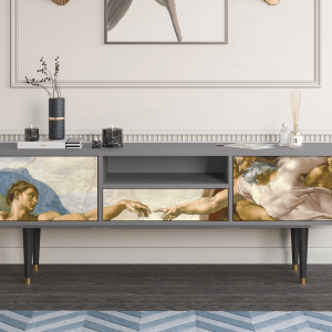 Sideboard - STORYZ - T6 The Creation of Adam - Grey
