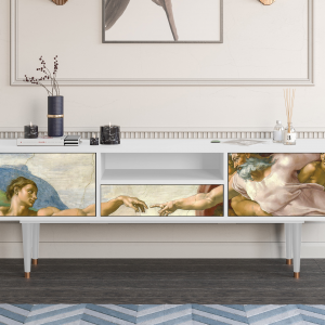 Sideboard - STORYZ - T6 The Creation of Adam - White