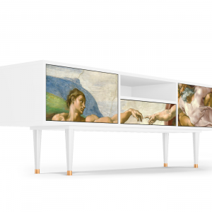 Sideboard - STORYZ - T6 The Creation of Adam - White