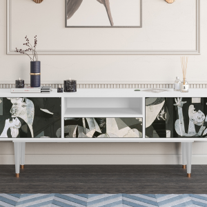 Sideboard - STORYZ - T6 Guernica by Picasso - White