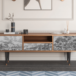 Sideboard - STORYZ - T6 Bird Dropping - Walnut