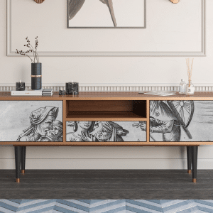 Sideboard - STORYZ - T6 Blau Schuyte - Walnut
