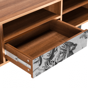 Sideboard - STORYZ - T6 Blau Schuyte - Walnut