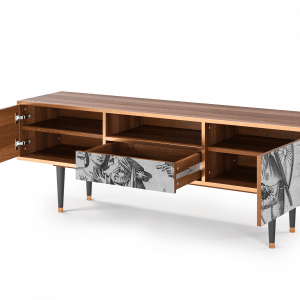 Sideboard - STORYZ - T6 Blau Schuyte - Walnut