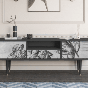 Sideboard - STORYZ - T6 Blau Schuyte - Antracite