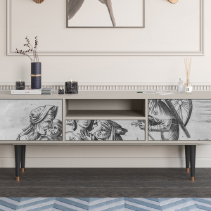 Sideboard - STORYZ - T6 Blau Schuyte - Sand