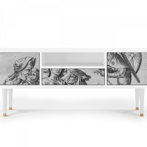 Sideboard - STORYZ - T6 Blau Schuyte - White
