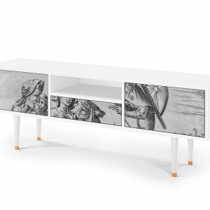 Sideboard - STORYZ - T6 Blau Schuyte - White