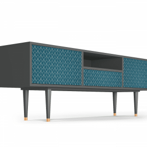 Sideboard - STORYZ - T6 Turquoise Geometry - Antracite