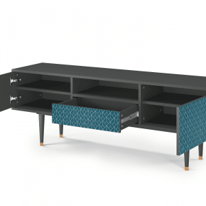 Sideboard - STORYZ - T6 Turquoise Geometry - Antracite