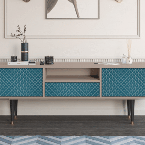 Sideboard - STORYZ - T6 Turquoise Geometry - Latte