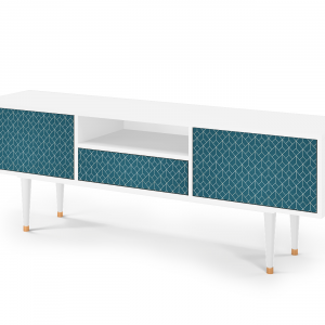 Sideboard - STORYZ - T6 Turquoise Geometry - White